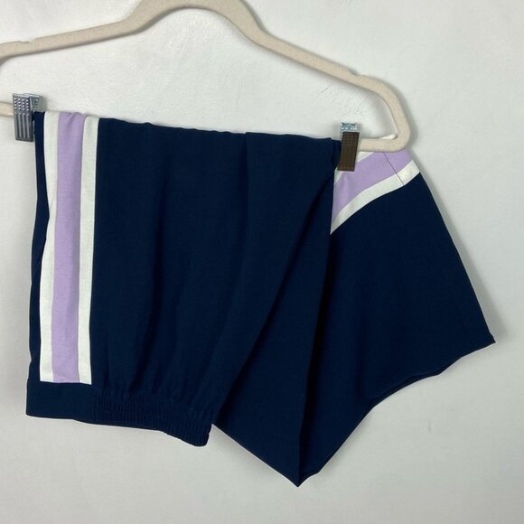 NWT‎ Retro Highline Side Stripe Track Pants Blue Size Medium New Tags Wide Leg M - Picture 13 of 13